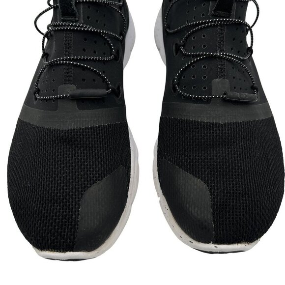 Under Armour Mens 10 Black White Lightweight Athletic Running Shoes Mesh Upper main image 9